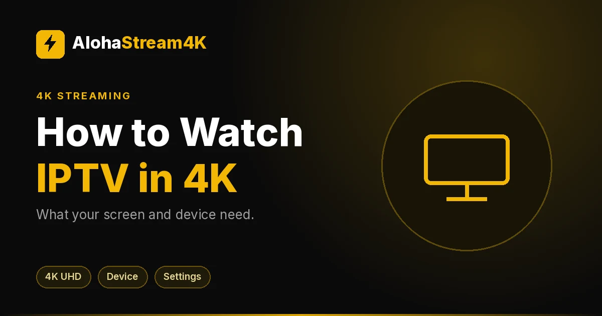 Large 4K television showing a sharp landscape image with a streaming box below