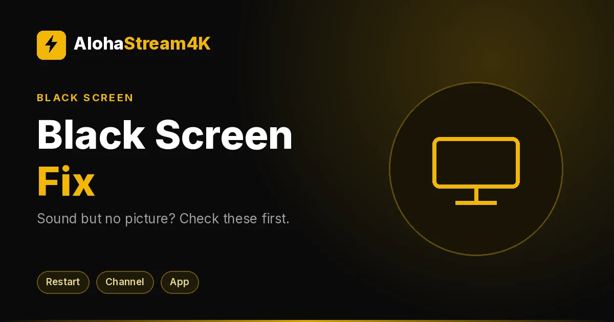 Television showing a black screen with a remote control on the table in front
